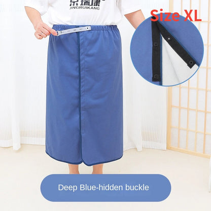 Adult Elderly Diaper Skirt Cloth Diaper for Bedridden Paralyzed Washable Cotton Diaper Pad for Menstrual Waterproof Leak-proof