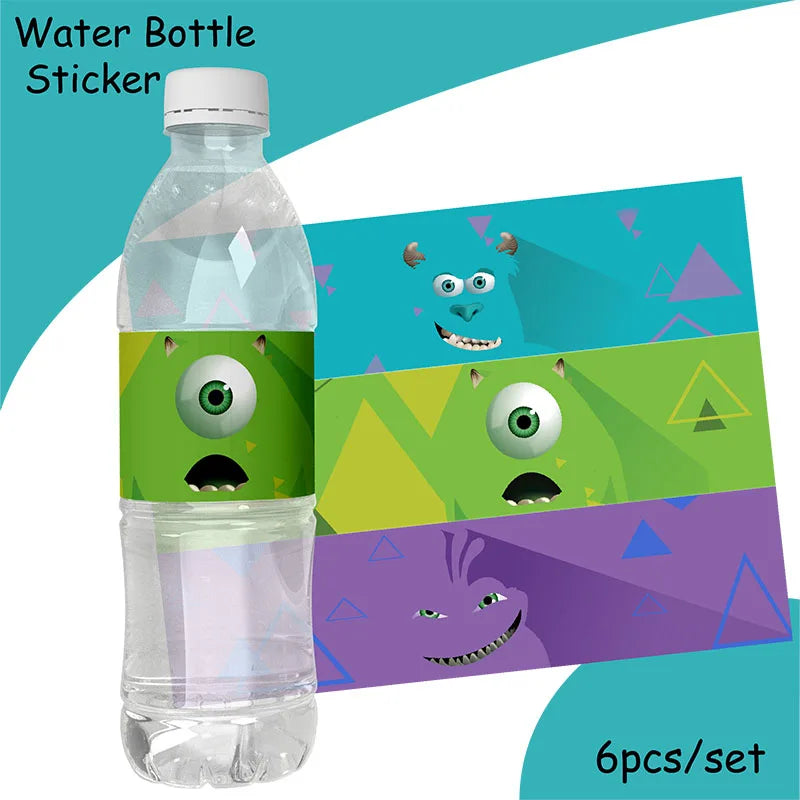 MINISO Monsters University Theme Birthday Party Decoration Party Supplies Hot Videos Scene Decoration Balloon Party Supplies