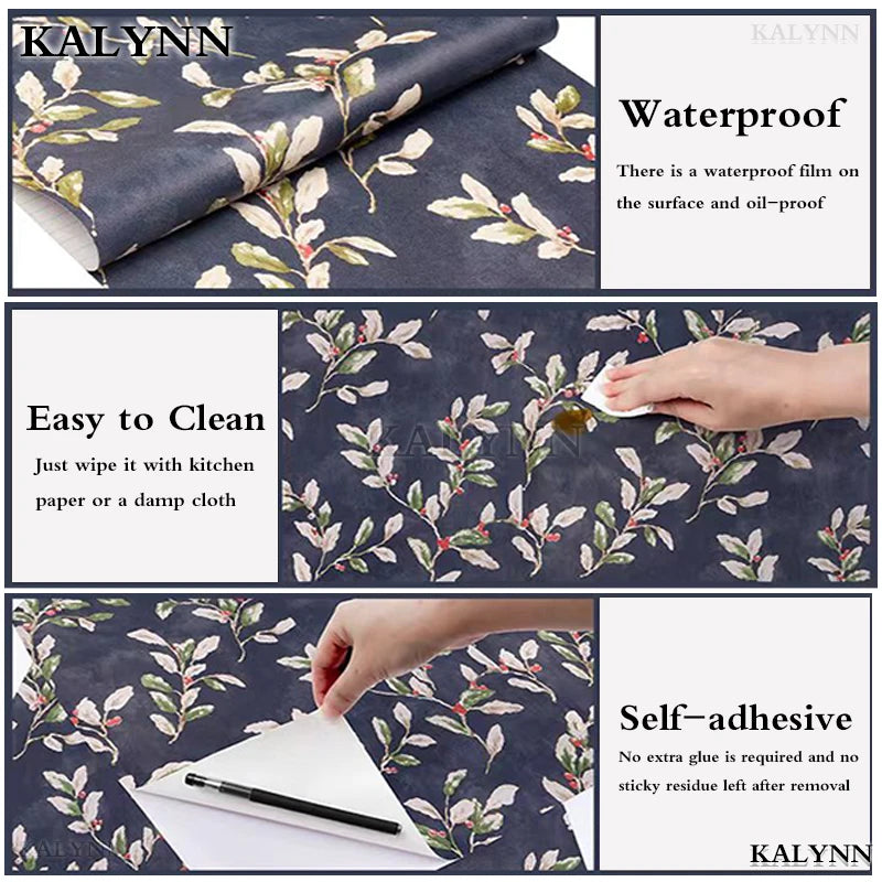 Pack Shelf Liners Self-Adhesive Drawer Papers Protect Furniture Wall Surface Decor Webcast Background Self adhesive wallpaper