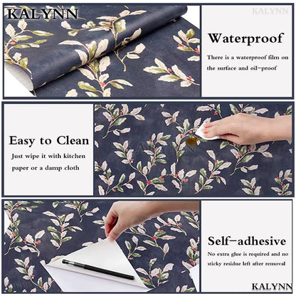 Pack Shelf Liners Self-Adhesive Drawer Papers Protect Furniture Wall Surface Decor Webcast Background Self adhesive wallpaper