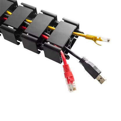 Desktop cable tray cable management workstation Snake cable manager manages cable trays