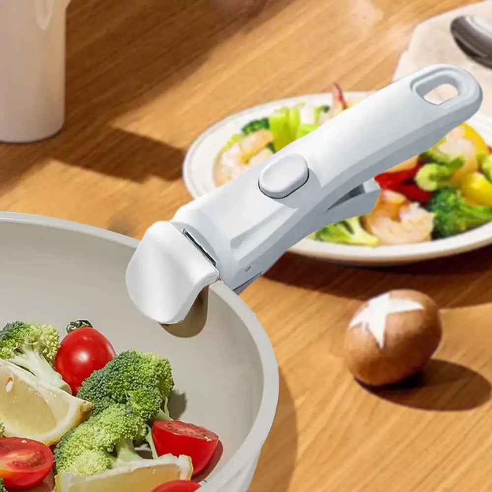 Removable Handle Removable Pan Pot Handle Detachable Replacement Clip Hand Grip Portable Cookware Grip for All Cookware