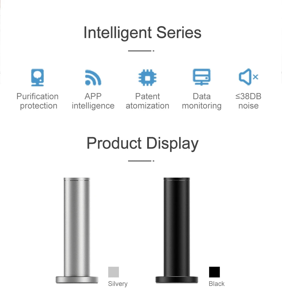 Smart Aroma Diffuser Hotel  Air Humidifier Essential Oil Diffuser APP Bluetooth Vertical Atomization Timing Fragrance Machine