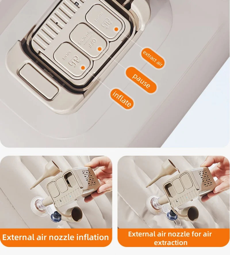 Car Inflatable Bed Trunk Leveling Pad Mattress Sleeping Pad Car Converted Bed Foldable Car Travel Bed Camping Bed