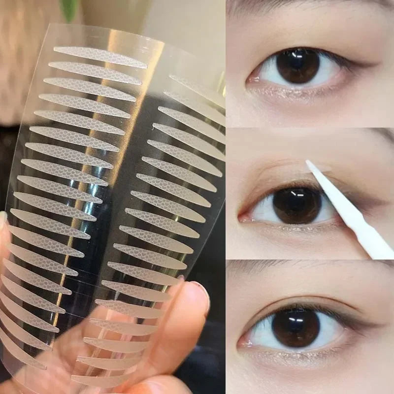 1Sheet Double Eyelid Tape Invisible Natural Eyelid Lift Band Self Adhesive Transparent Lace Fiber Waterproof Eye Stickers Tools