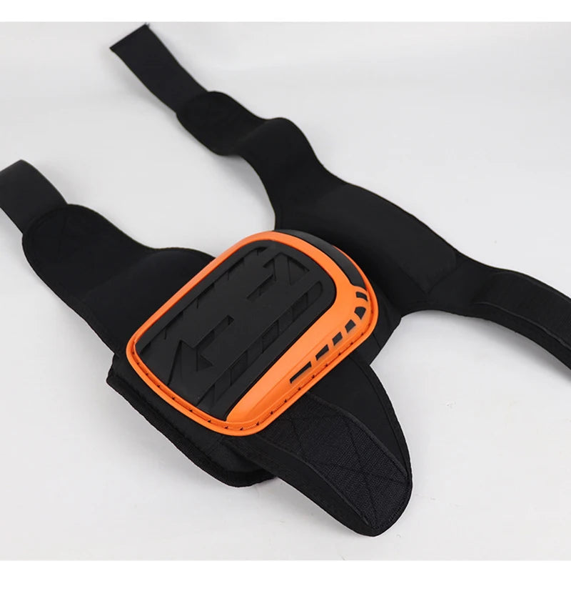 Knee Pads Heavy Duty Gel Knee Pads Professional Gel Cushion Knee Pads for Flooring, Gardening, Fits Men and Women, Orange Black