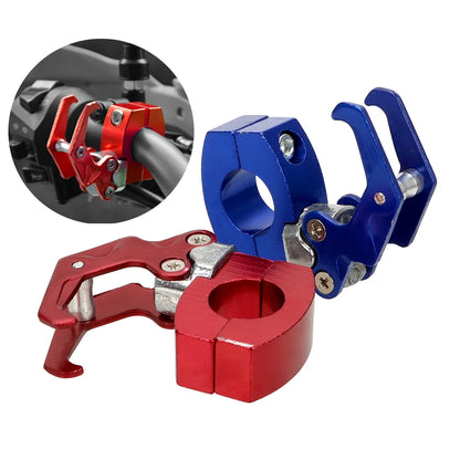Helmet Claw Hook Motorcycle Holder For Bike bicycle Storage Bag Aluminum Clips Luggage Hanger Moto Fasteners On Handlebar 22mm