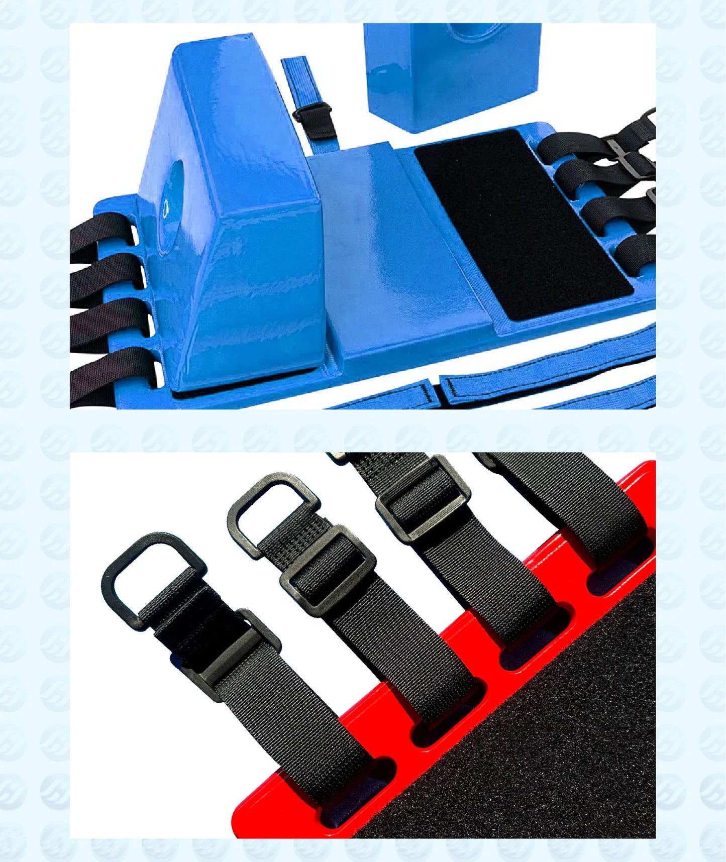 Head stabilizer, swimming pool emergency rescue equipment, shovel stretcher, cervical spine water rescue, spinal plank stretcher