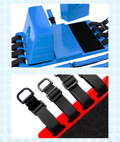 Head stabilizer, swimming pool emergency rescue equipment, shovel stretcher, cervical spine water rescue, spinal plank stretcher