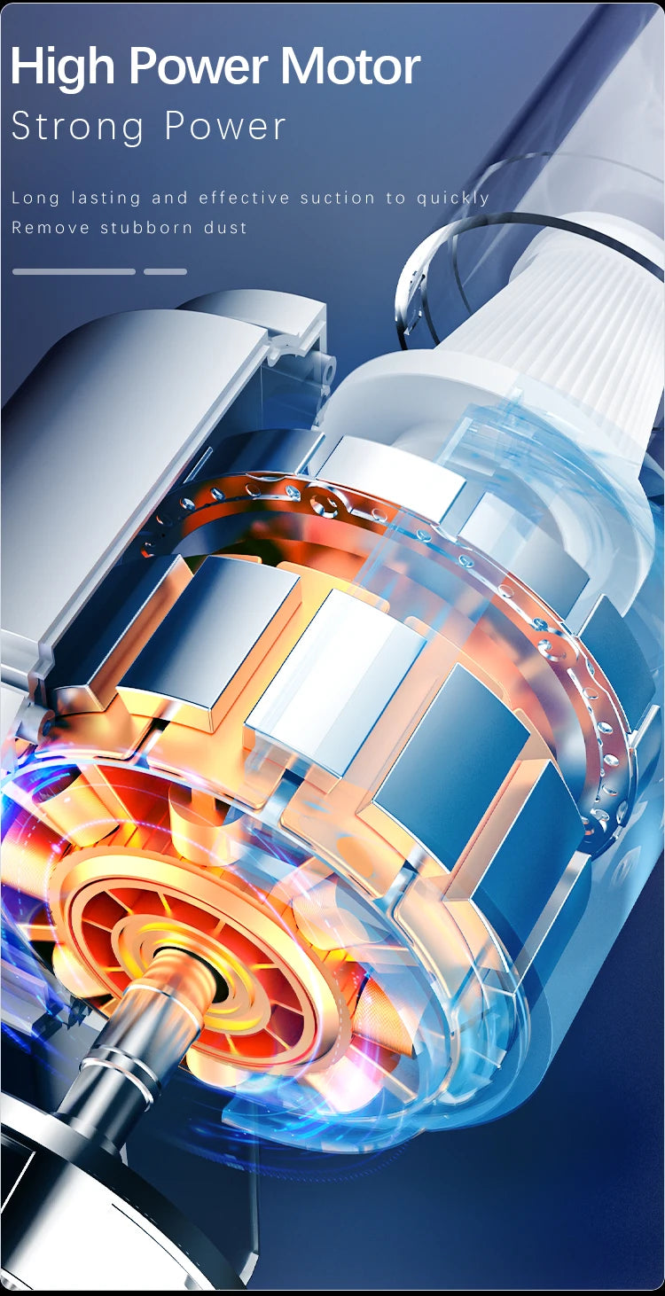 SZUK 985000PA Car Vacuum Cleaner Wireless Mini Handheld Strong Suction Cleaning Machine Portable Vacuum Cleaner for Car Home