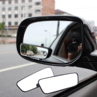 Auto Mirror Adjustable Wide Angle Side Rear Mirror Blind Spot Convex Mirrors For Car Reverse Parking Auxiliary Rear View Mirror