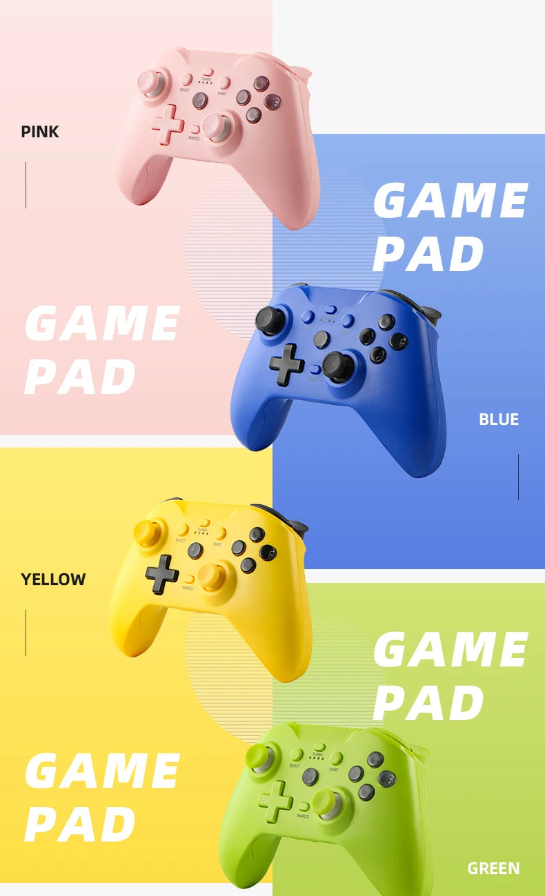 Switch gamepad  Wirelless  controller Supports Android phones/iOS/computers Win10/PS4 with dual motor vibration