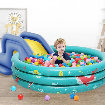 Lengthen And Widen The Slide Inflatable Water-filled Base Pool Slide Children Climber Slide For Aboves Ground Pool Garden