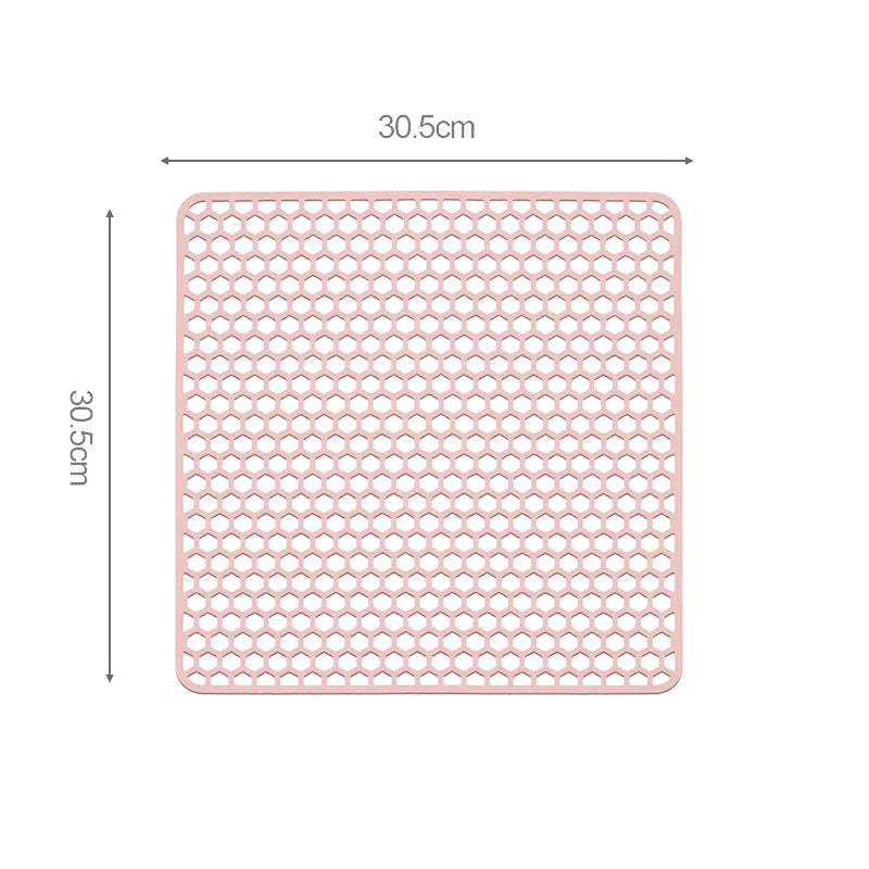 Sink Protectors for Kitchen Sink,Silicone Sink Mats for Bottom of Kitchen Sink Grid Accessory,Non-Slip Sink dish drying Mat