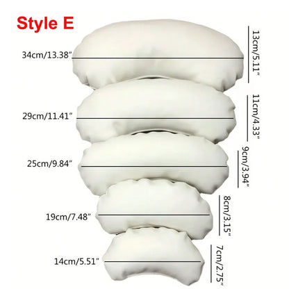 Newborn Photography Props Creativity Donut Posing Pillows Cushion Crescent Basket Filling Pillow Baby Photoshoot Accessories