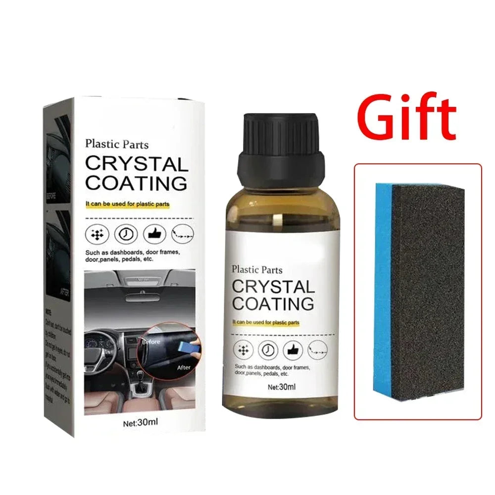 7 Car Plastic Parts Restorer Plastic Parts Refurbish Agent Interior Plastic Parts Crystal Plating Agent Car Wash Tools