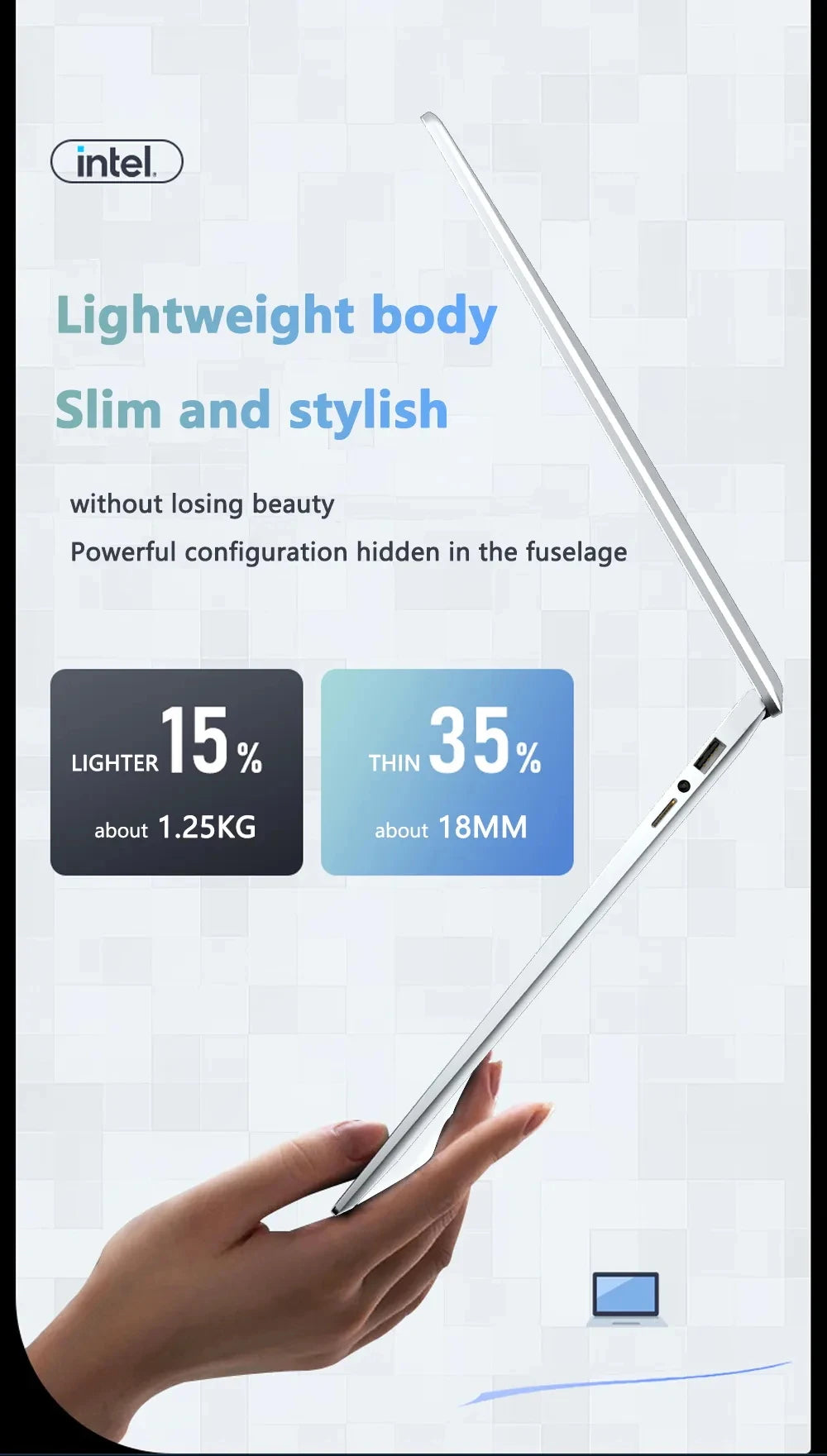 14.1 inch Laptop Computer Portable Windows 11 Intel Core i7-7500U Notebook 12GB RAM 1TB 2TB SSD Office Study Laptops