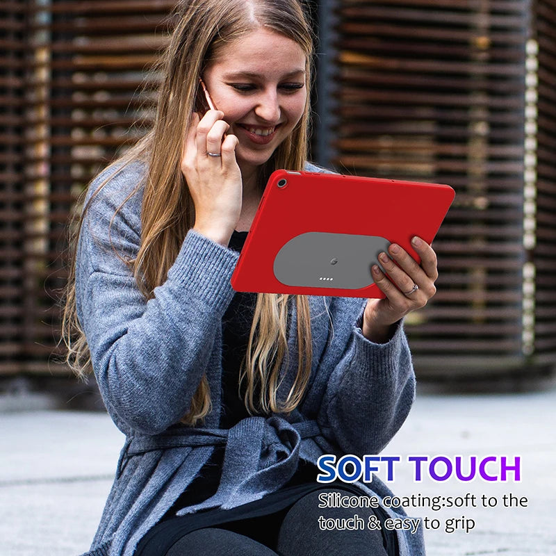 Silicone Case for Google Pixel Tablet Liquid Soft Flexible Cover Anti-Scratch Shockproof Protective Case Capa Fundas