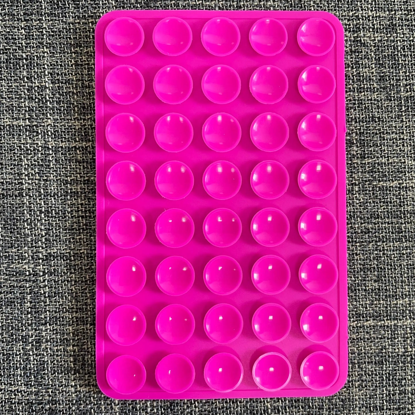 Double-Sided Suction Cup Phone Mount, Silicone Suction Phone Stand Phone Case Adhesive Sticky Phone Grip Hands-Free Phone Grip