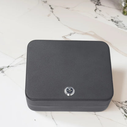 Combination Key Cabinet 20 Key Hooks Key Box Wall Mounted with Key/Code Lock Key Storage Lock Box Key Cabinet Security Lock Box