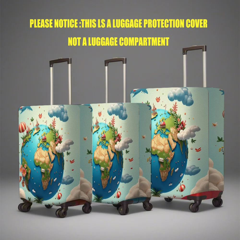 Washable travel essentials, luggage case, flexible travel accessories for trolley cases