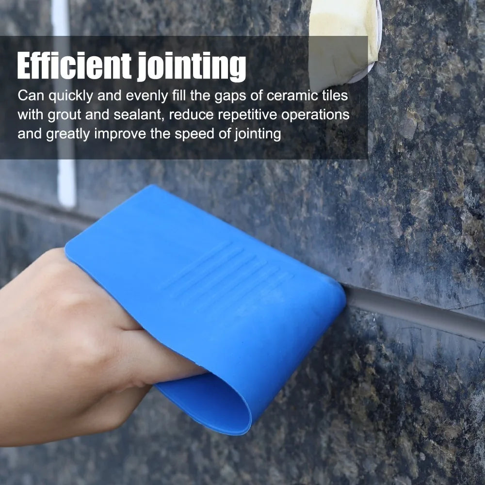 Caulking Finisher Tile Grout for Caulking Agent Tile Wall Brick Corner Gap Rubber Scraper Sealant Grout Kit Hand Scraping Tools