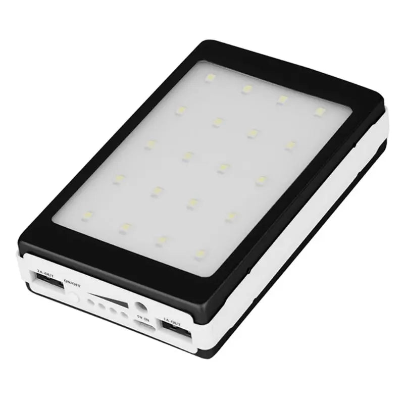 (No Battery) 18650 Solar Power Bank Charger DIY Box Poverbank for Case Led for Moblie Phone Power Pover Bank