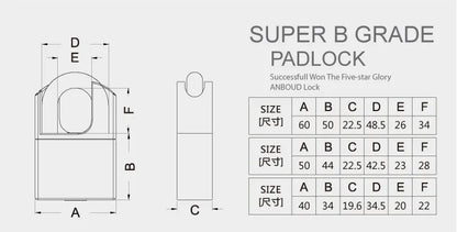 Strong Padlock with Key Outdoor Door Locks Classical Solid Dormitory Lock Anti-theft Warehouse Barn Big Cabinet Rustproof Locks