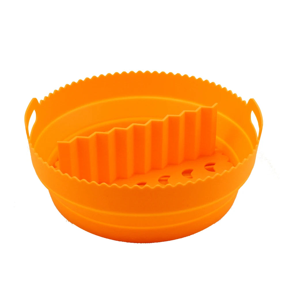 Food Safe Silicone Pot Air Fryer Liners Reusable Heat Resistant reasonable price eazy clean air fryer silicone liners