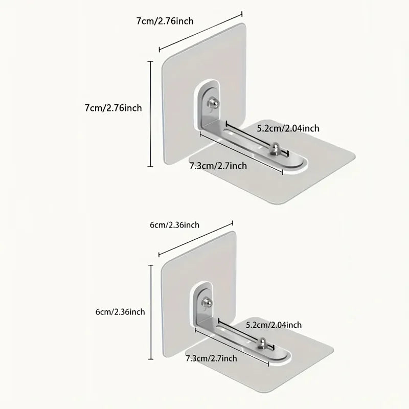 Furniture Anchors Strong Self-adhesive Fixed Prevent Dumping Device No punching Safety Anti Overturning Cabinet Buckle Anchors