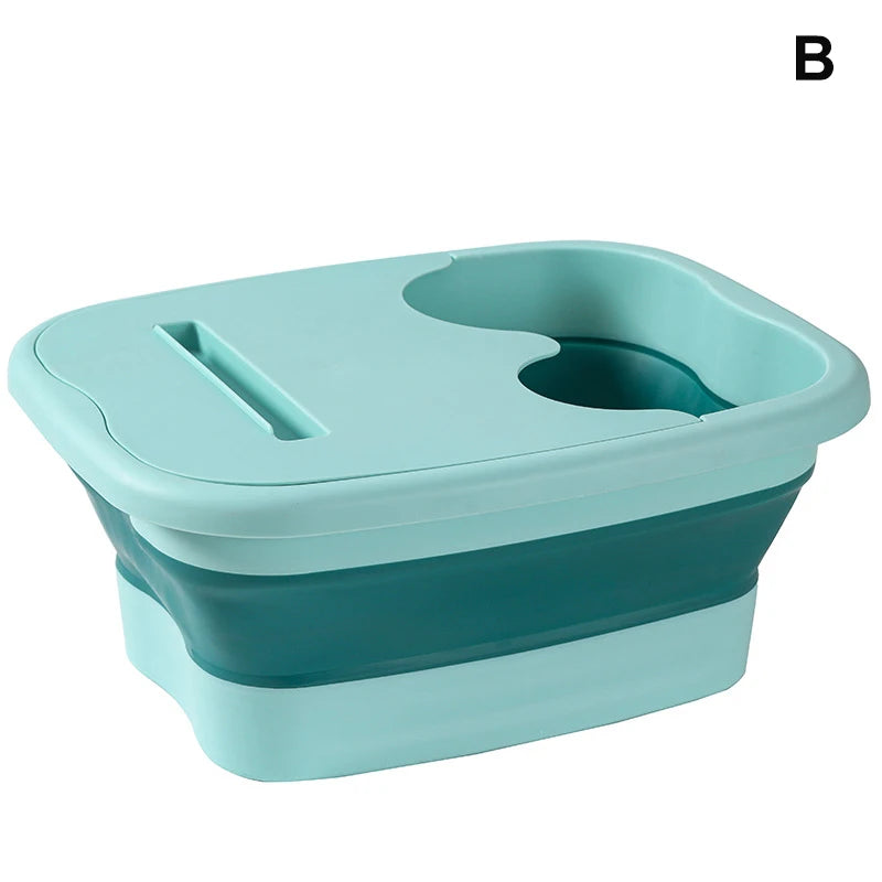 Foldable Footbath Massage Bucket Soaking Bucket Folding Basin Spa Foot Bath Bucket Household Sauna Bathtub Pedicure Bath Bathtub