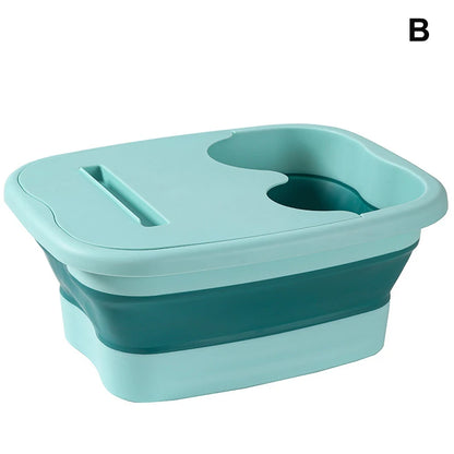 Foldable Footbath Massage Bucket Soaking Bucket Folding Basin Spa Foot Bath Bucket Household Sauna Bathtub Pedicure Bath Bathtub
