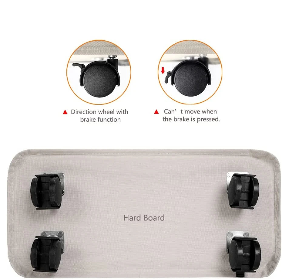 62L Slim Laundry Baskets Organizers Handles Rolling Washing Bin for Bedrooms, Living Room, Bathroom