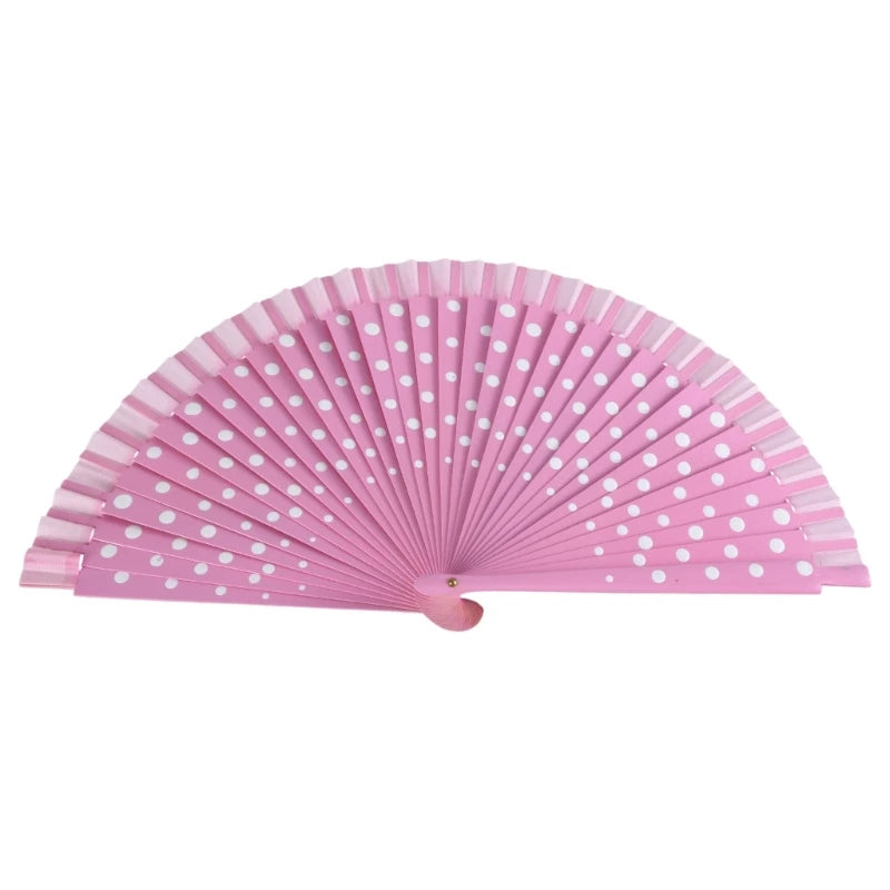 367A Flamenco Spanish Folding Hand Fan Fan for Dance Parties Wedding Decorations