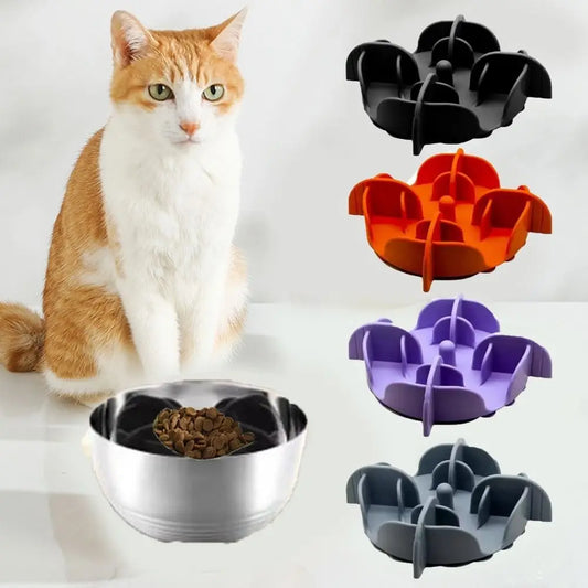 Practical Silicone Dog Slow Feeder Safe Soft Pet Slow Food Bowl Nonslip Anti Choking Puppy Feeding Bowl for Pet