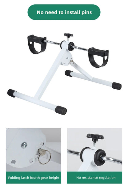 Pedals Exercise Bike Portable Mini Exercise Bike Bodybuilding Machine Elderly Rehabilitation Leg Arm Trainer Bicycle