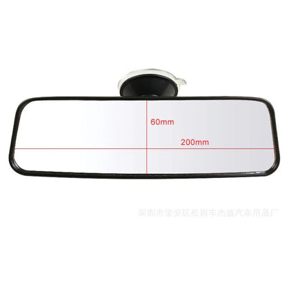 Anti-Glare Baby Car Monitor Mirror - Suction Cup Mounted Central Observation Mirror for Driving School & Parent Safety