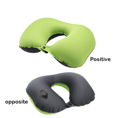 Inflatable Neck Pillow for Travel, Inflatable Travel Pillow for Airplane, Neck Air Pillow, Travel Neck Support