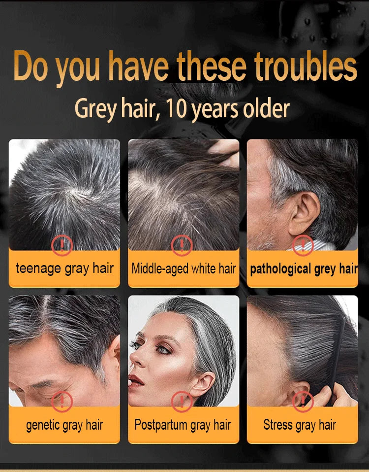 Anti Gray Hair Serum Remedy White Darkening Products