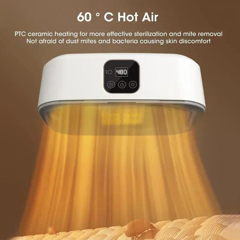 Mini Portable Foldable Electric Dryer with Intelligent Timer Fast Drying Household Cabinet Compact Travel Drying Bag Included