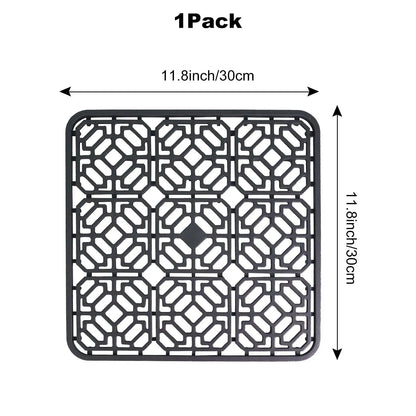 Sink Protectors for Kitchen Sink,Sink Mat,Grid Silicone Kitchen Sink Mat for Bottom of Stainless Steel Sink,Heat resistant mat