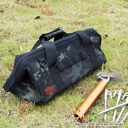 Camping Tool Bag Large Capacity Wide Mouth Storage Tool Bag Water Resistant Gear Bag