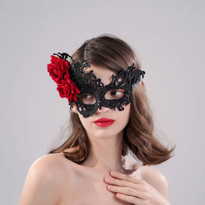 Itacazzo Decorative Props Hollow Lace Charming & Sexy Ladies' Masquerade Ball Decorative Mask
