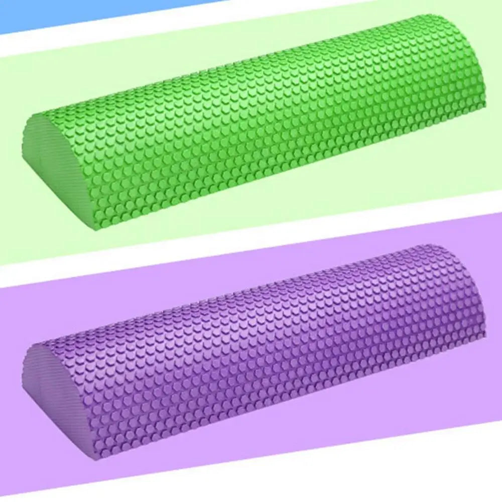 Half Round 30-45cm EVA Massage Foam Roller Yoga Pilates Fitness Equipment Balance Pad Yoga Blocks With Massage Floating Point