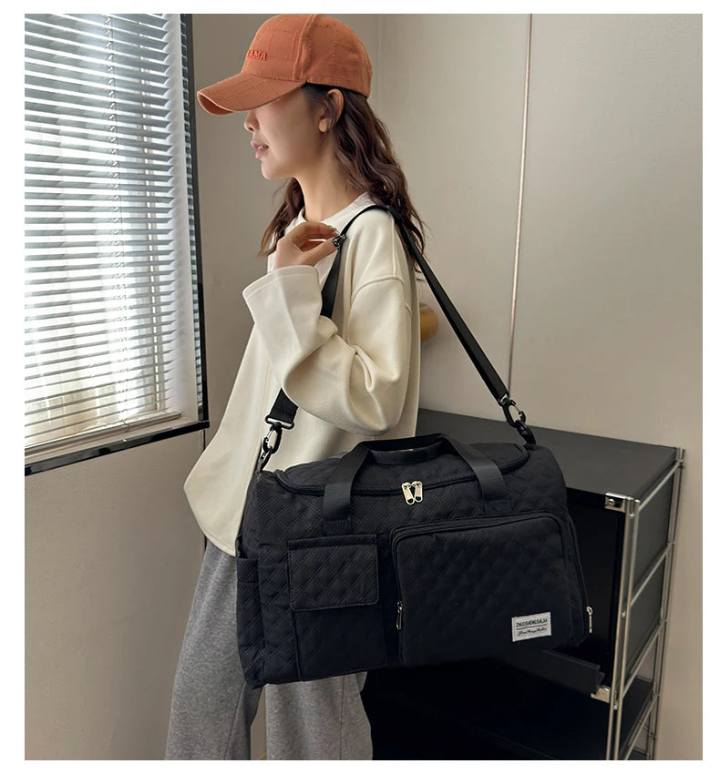 Fashion Travel Bag Handbags Large Capacity Carry On Luggage Bags Men Women Shoulder Outdoor Tote Waterproof Sport Gym Bag