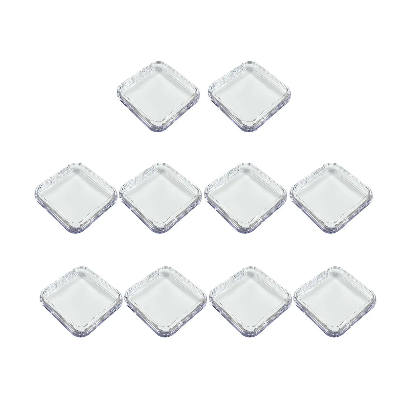 10Pcs Press on Nail Storage Box Artificial Nail Display Case for Nail Salon