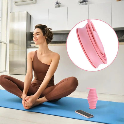 Foldable Water Bottle Silicone Reusable Water Bottles Reusable Portable Lightweight Folding Water Bottles Portable Leak Proof