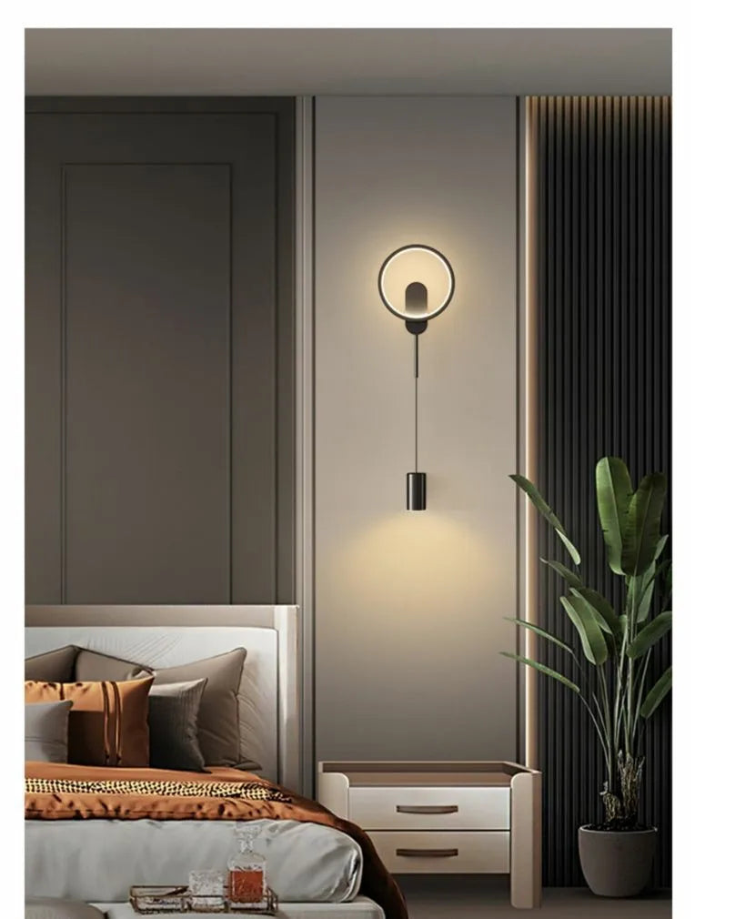 Modern LED Wall Lamp Minimalist Led Light Bedroom Bedside Wall Sconces Living Room Home Indoor Lighting Decorative Lamps