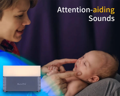 White Noise Sound Machine, Sleep Aid Device with 39 Soothing Sounds & Breathing Light Portable Baby Sleep Soother with Timer