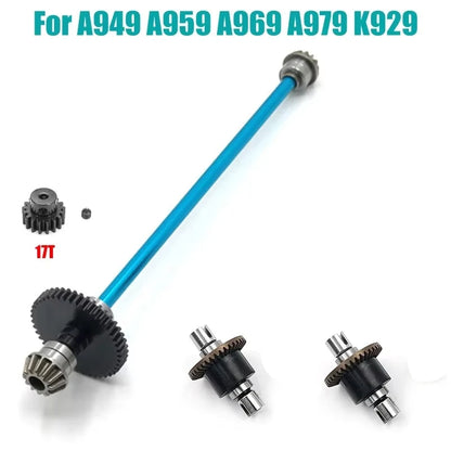 WLtoys A949 A959 A969 A979 A959-B A969-B A979-B RC Car spare part Car bottom A949-23/A959-B-27 Upgrade metal differential Parts